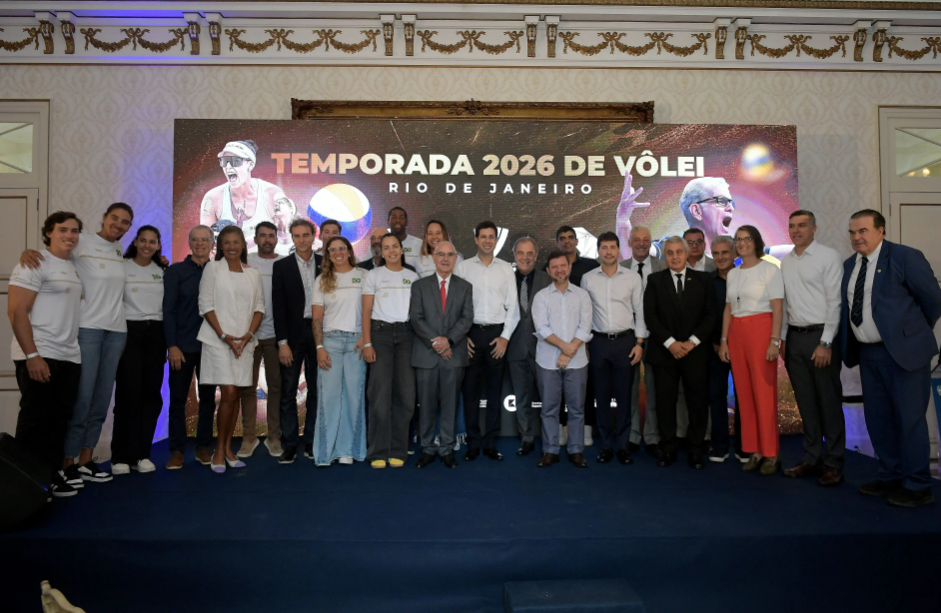 Evento no Palácio Guanabara anunciou torneios no Rio de Janeiro (Dhavid Normando/FV Imagem/CBV)