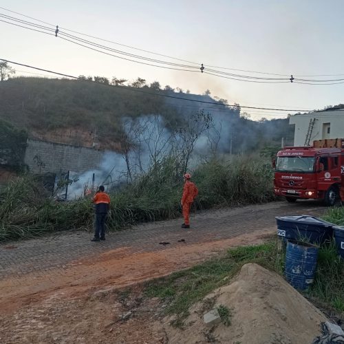 Defesa Civil de Porciúncula atende 10 ocorrências de queimadas em menos de um mês