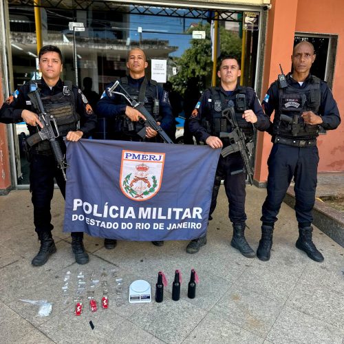 PM encontra coquetéis molotov e drogas e apura ligação com ataques às estações Águas de Pádua