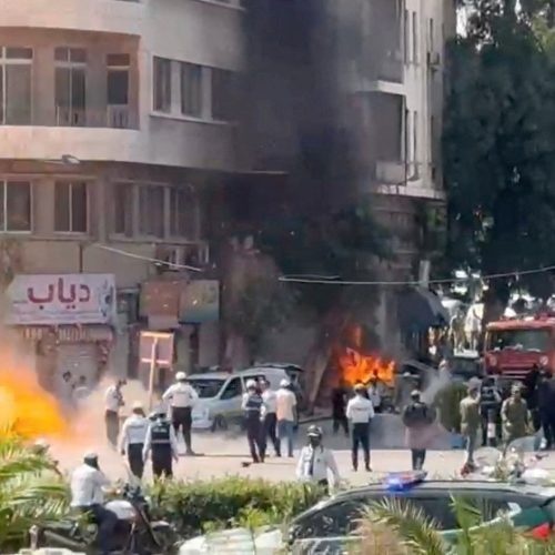 Explosões em Damasco perto do hotel de Macron deixam feridos