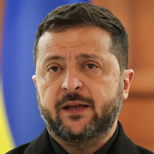 Presidente da Ucrânia, Volodymyr Zelensky inicia seu discurso na Assembleia Geral da ONU