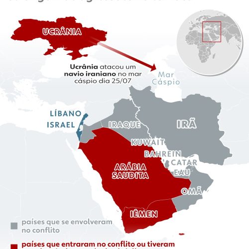 MAPA: nova escalada da guerra faz conflito entre EUA e Irã se alastrar para além do Estreito de Ormuz