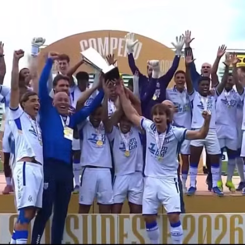 Avaí é campeão da Copa Sul-Sudeste após vencer a Chapecoense nos pênaltis — Foto: Reprodução/X Sports