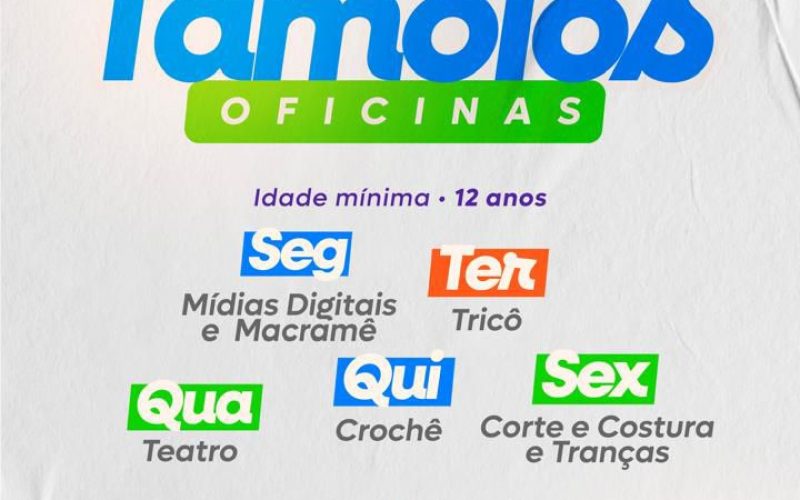 CRAS Tamoios abre vagas para oficinas gratuitas: participe!