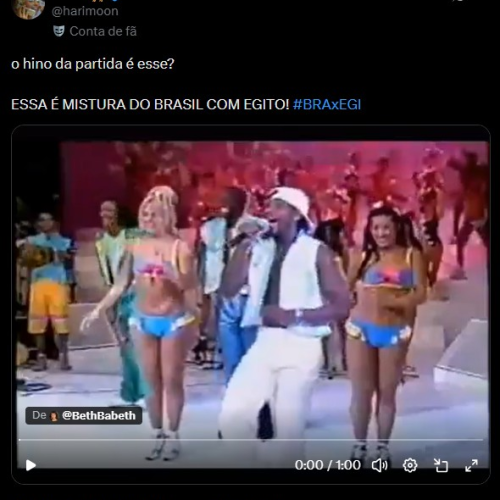 ‘Mistura do Brasil com o Egito’ e gol do Zico: veja memes do amistoso da seleção
