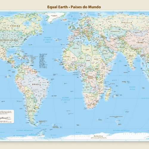 ONU aprova mudança do mapa-múndi para corrigir distorções que fazem continentes parecerem menores