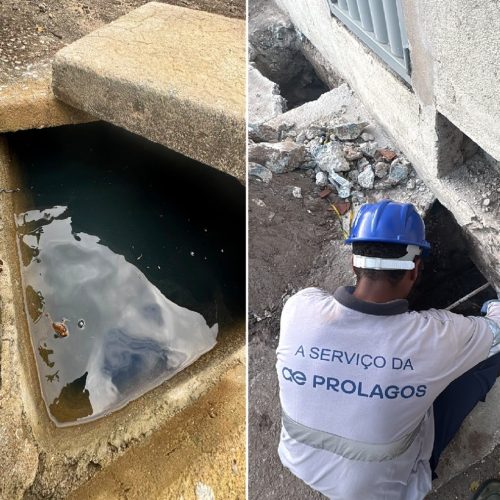 Supermercado é flagrado com ‘gato de água’ em Cabo Frio