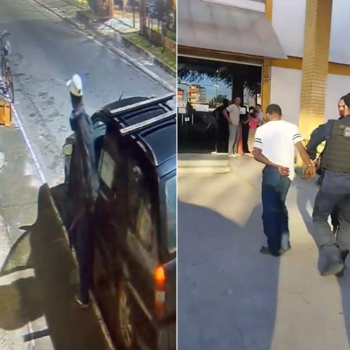 Câmeras de segurança ajudam PM a prender suspeito de furto em veículo em Cabo Frio
