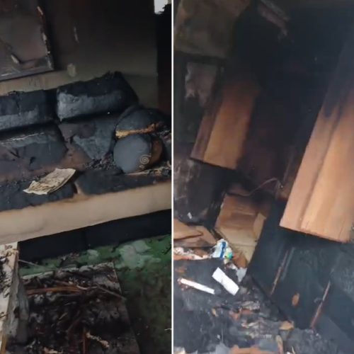 Violência contra os pais termina em incêndio e prisão em Rio das Ostras