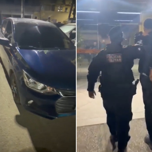 Homem é preso com carro roubado após tentar fugir da PM em Iguaba Grande, no RJ