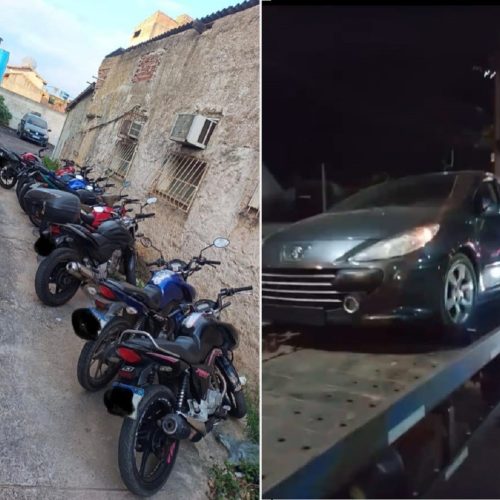 Operação apreende 13 motos e dois carros irregulares em Cabo Frio