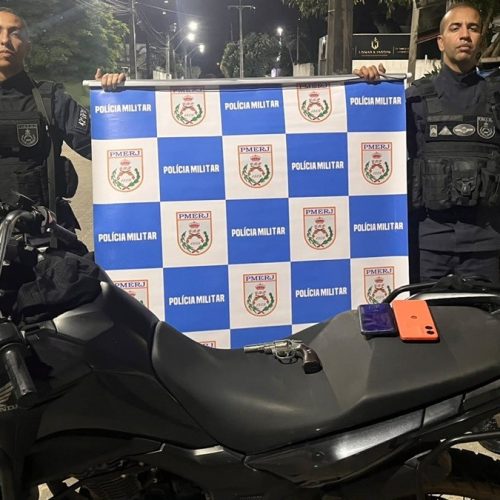 Moto roubada em Cabo Frio é recuperada após acidente em Iguaba Grande; suspeito é preso