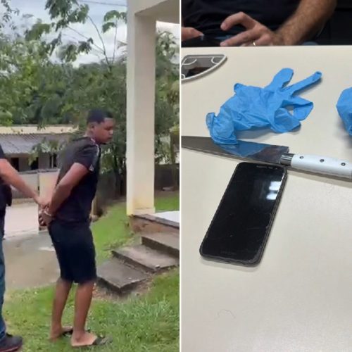 Homem confessa que cortou garganta de empresário em Rio das Ostras e leva polícia a esconderijo de faca usada no crime