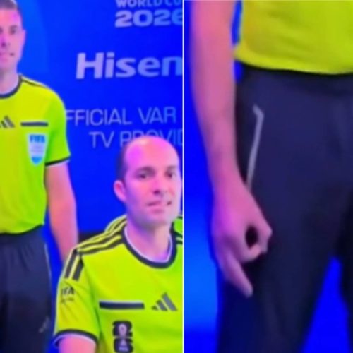 Fifa nega infração de árbitro acusado de fazer gesto ‘neonazista’ em transmissão