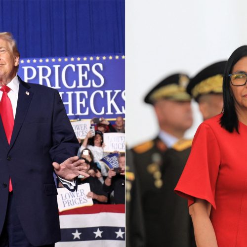 Trump se reúne com Delcy Rodríguez em 1º encontro desde captura de Maduro