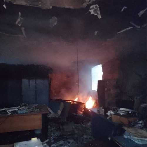 Incêndio atinge prédio da Secretaria de Fazenda de Araruama